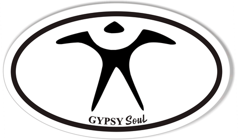 GYPSY Soul Oval Bumper Stickers