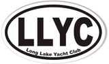 LLYC Custom Oval Bumper Stickers