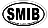 SMIB SOUTHERN MARYLAND INBRED Oval Bumper Stickers