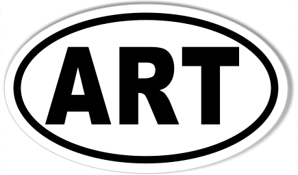 ART Euro Oval Sticker