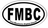 FMBC Oval Stickers