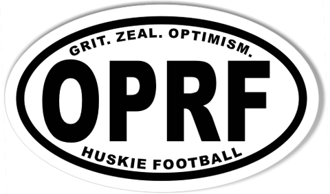 OPRF 3x5" Custom Oval Bumper Stickers