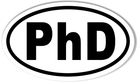 phd custom stickers